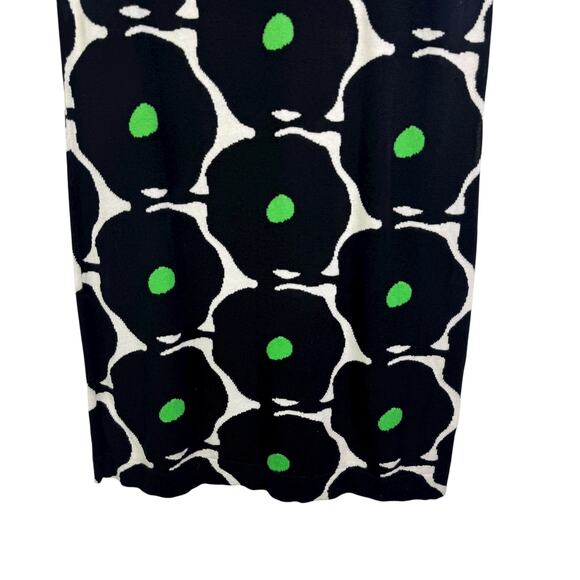 Diane von Furstenberg Chioma Intarsia Knit Dress Size Small Retro Floral Printed - Picture 4 of 16